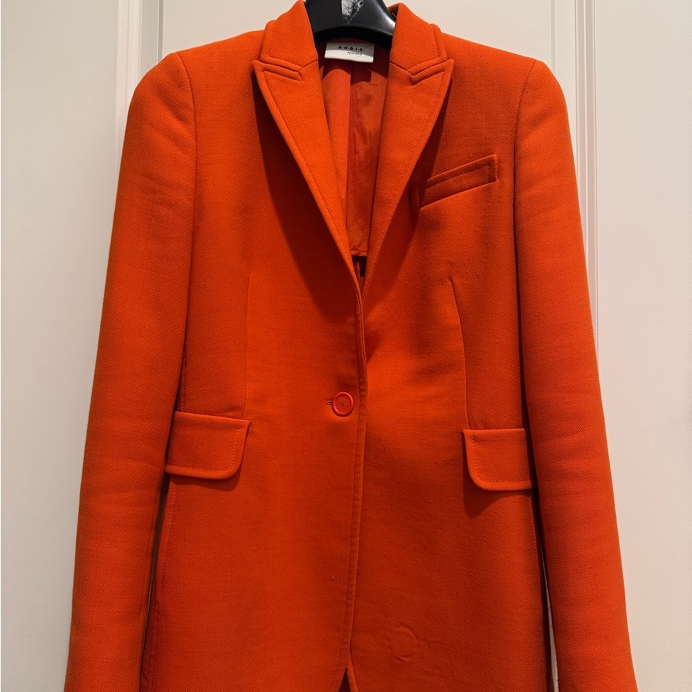 Akris Punto Orange Women's Blazer